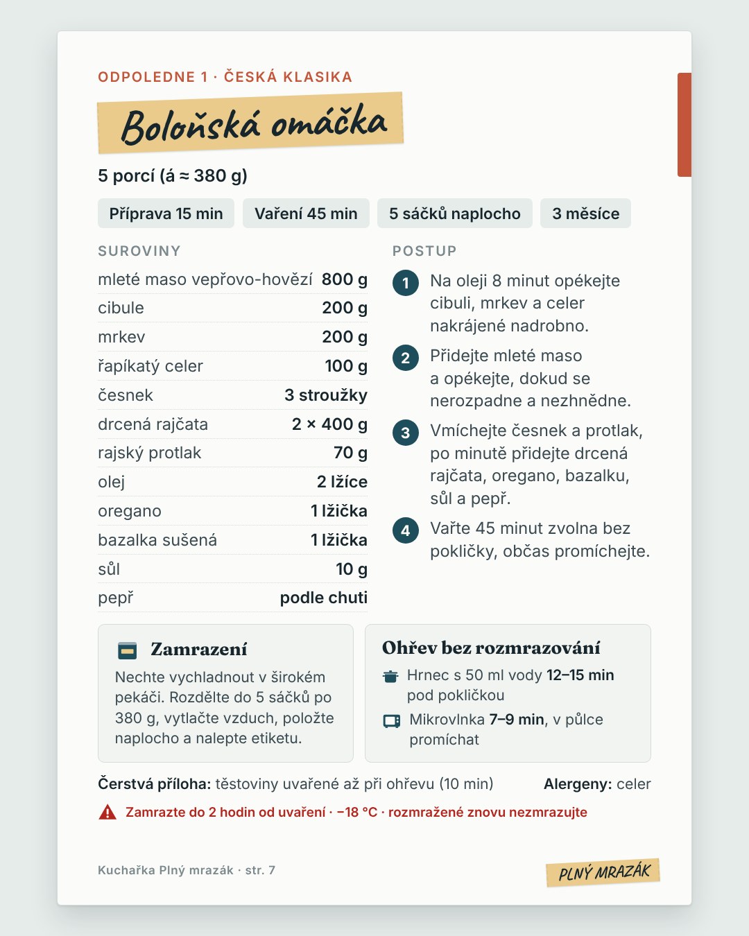Plný mrazák · 5